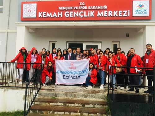 Biz Anadoluyuz Projesi Kapsamında Gaziantep'ten  Gelen Öğrenciler, Kemah'ı Ziyaret Etti