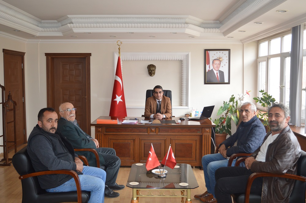 Kaymakamımız Gürsançtı, Makamında Ziyaret Edildi