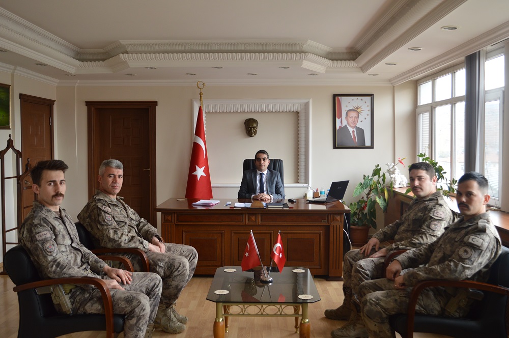 Kaymakam Gürsançtı'ya Makamında Ziyaret